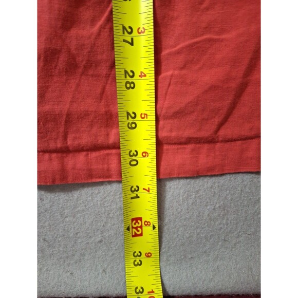 Polo Ralph Lauren Curham Linen Shirt Men's 2X Coral Loop Collar Short Sleeve - Picture 6 of 7